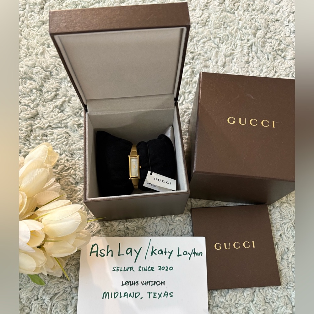 Gucci Gold Stainless Steel Watch